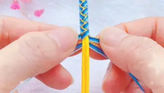 简易版龙鳞绳这样编