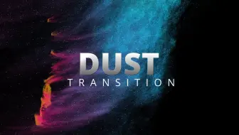 AE插件-粉尘粒子消散溶解转场过渡特效 Dust Transition