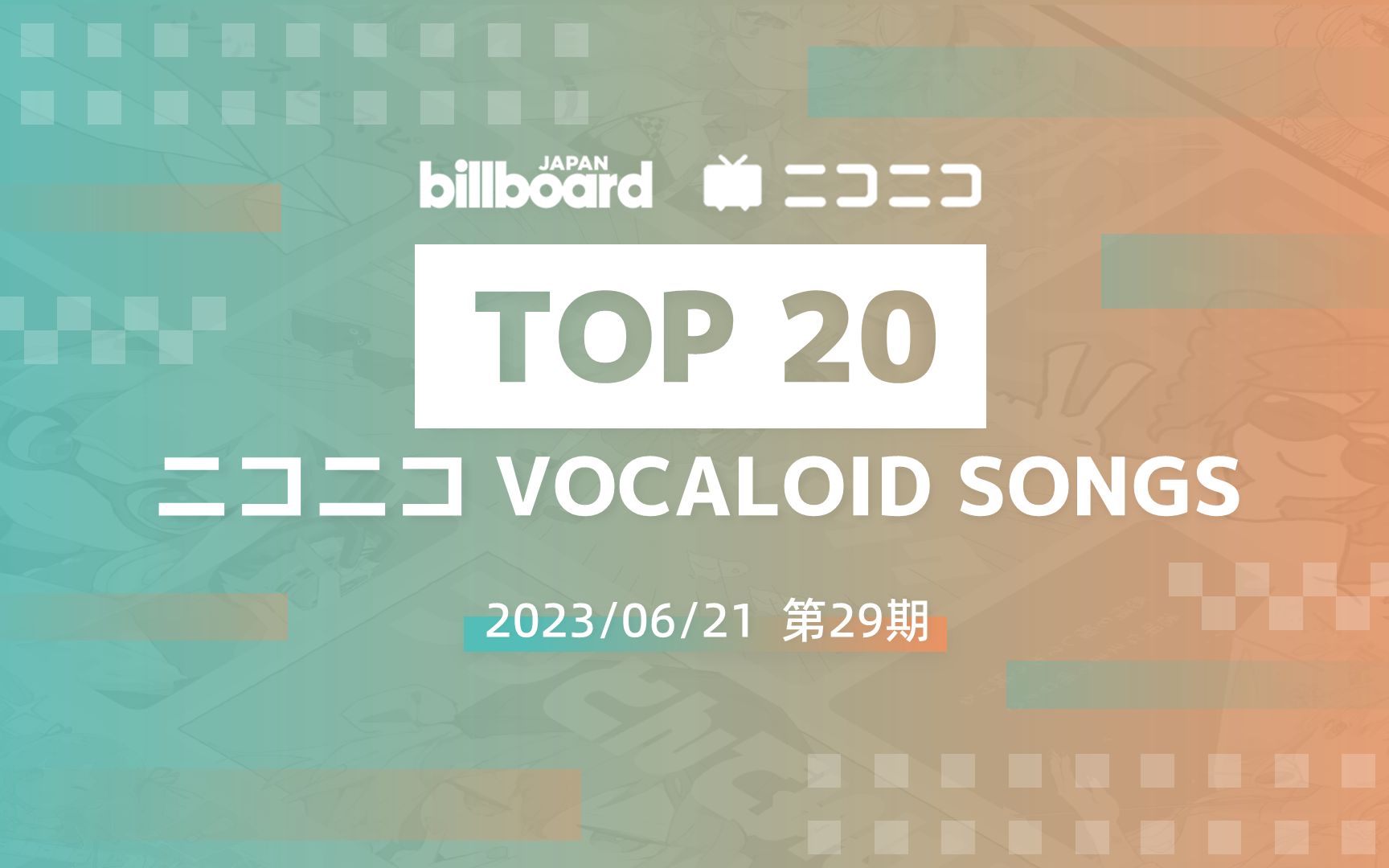 Billboard术力口周榜 2023/06/21 2023年第25周(第29期)哔哩哔哩bilibili