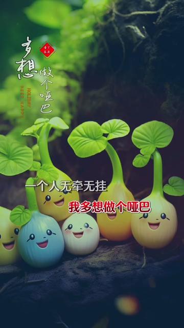 "我多想做个哑巴,不理会世间的真假,难过也不说不问,只是笑笑就罢!