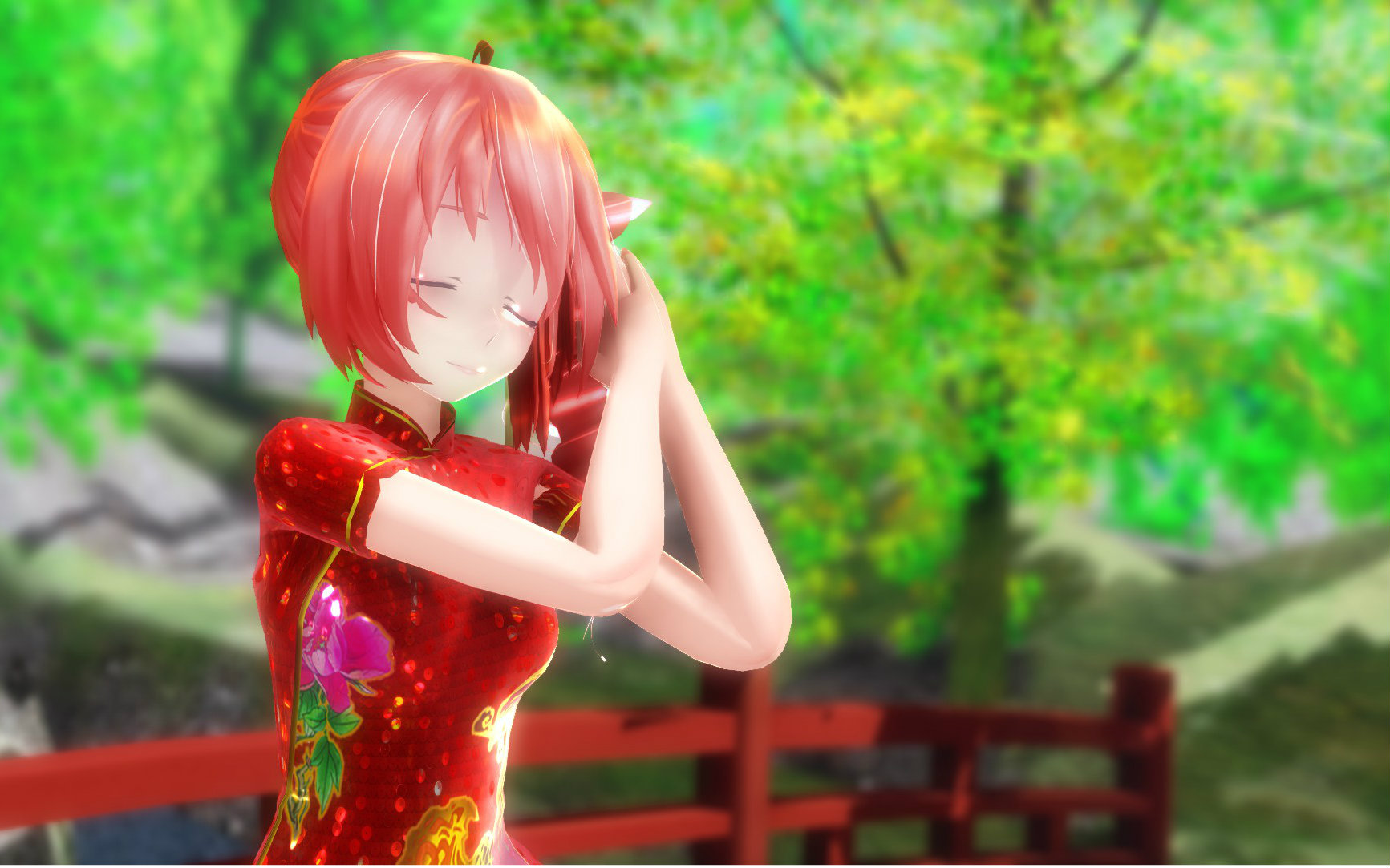 mmdtda式改变旗袍重音lastnightgoodnight