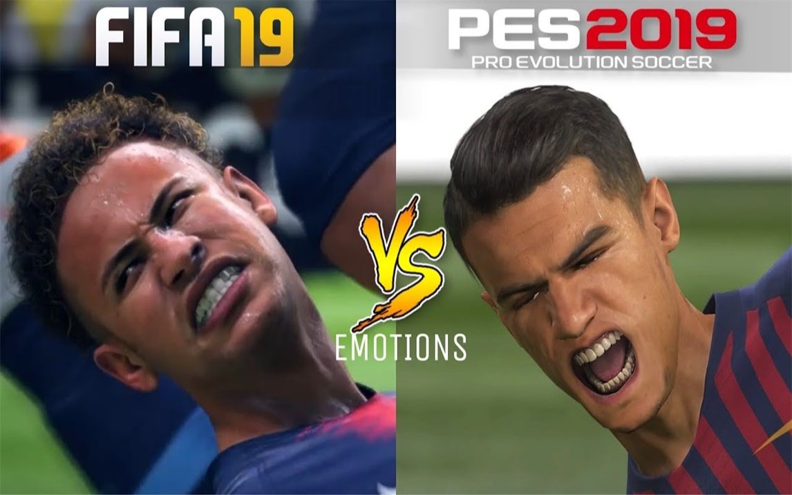 [图]FIFA19 vs PES2019 各个方面对比视频 1080P 60帧