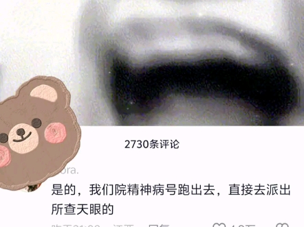 精神病院跑出来的,直接去派出所查天眼哔哩哔哩bilibili