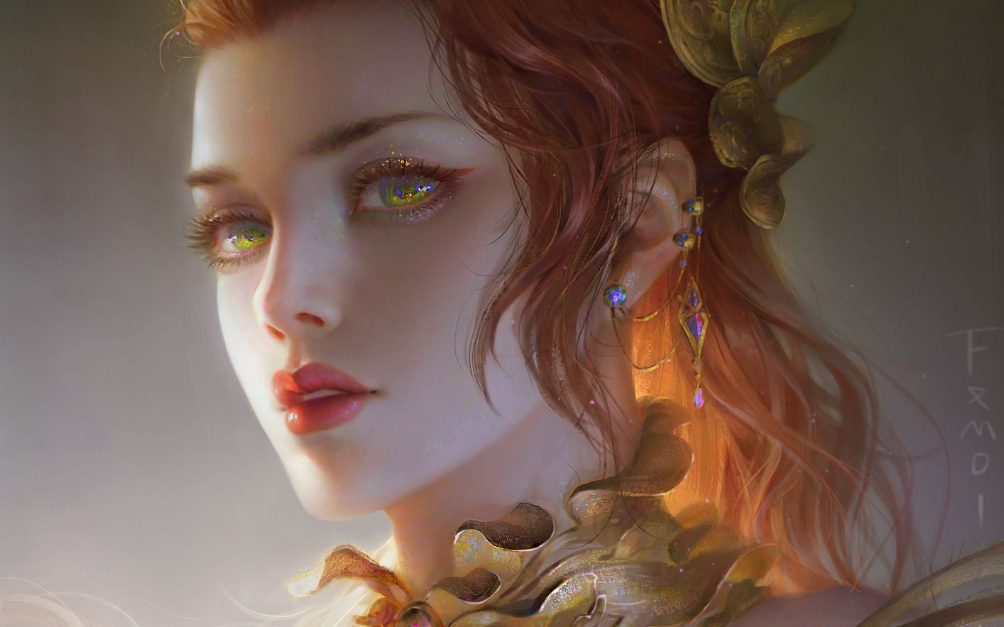 活动  【ps板绘】王国的女战士—头像作业绘画过程