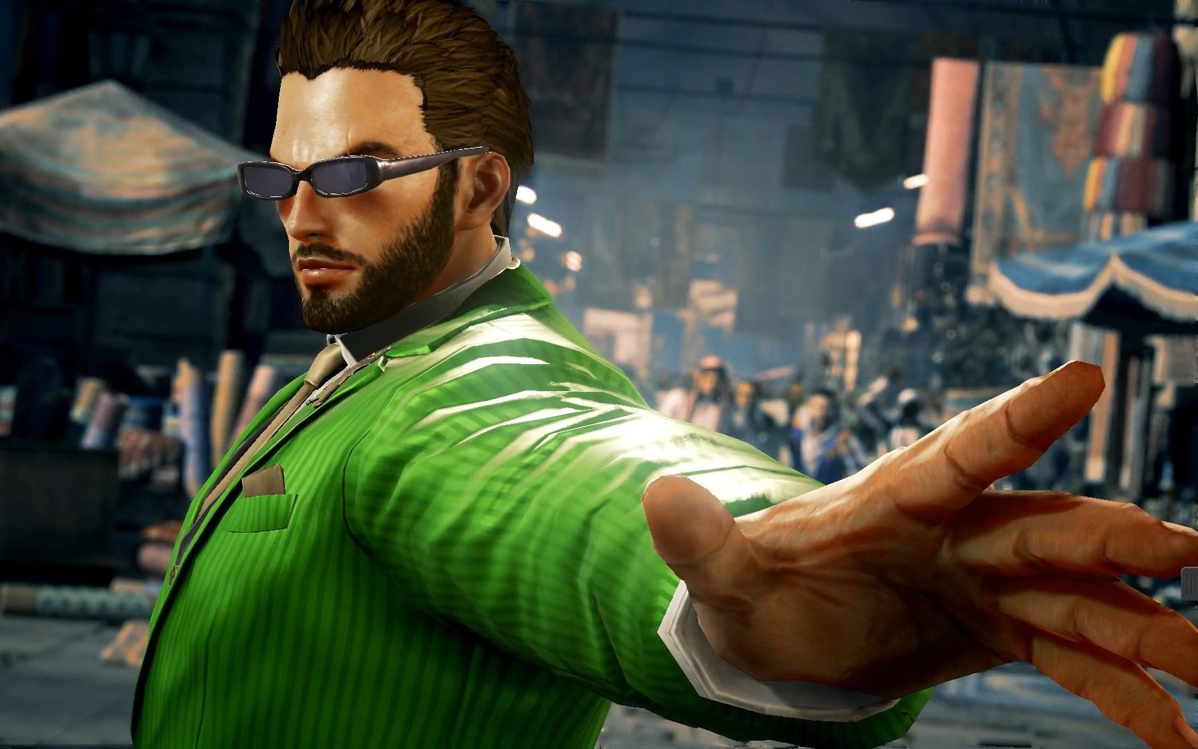 铁拳7 街机模式:沙欣 西装 通关