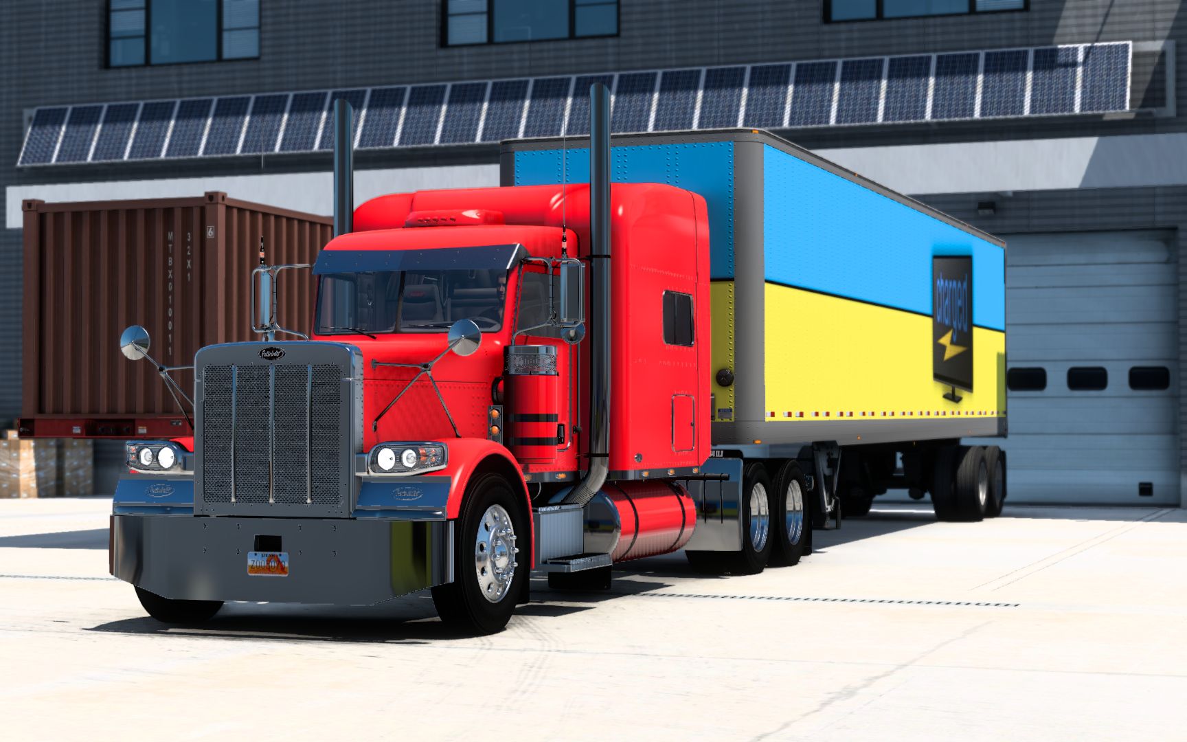 【美国卡车模拟】驾驶彼得比尔特389 拉办公用品从亚利桑那州菲尼克斯