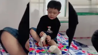 爸爸又带来好吃的了