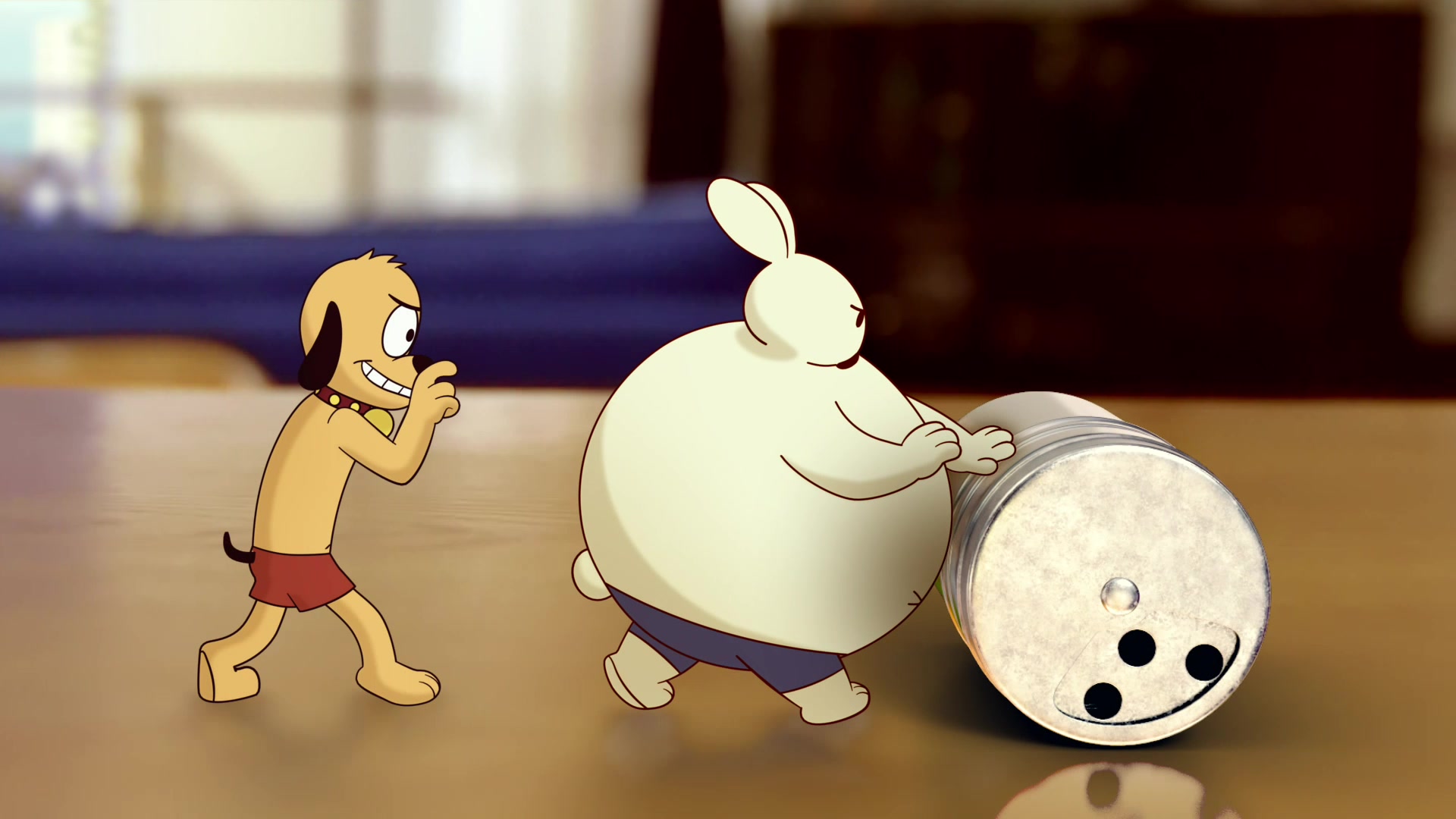 功夫兔与菜包狗 第二季 第1话 变胖的兔子