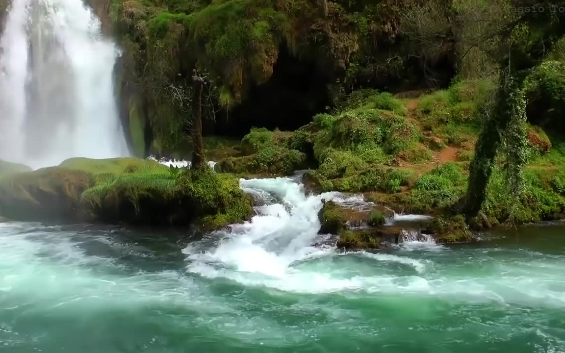 白噪音用自然声音放松睡眠音乐[瀑布音乐bgm ]