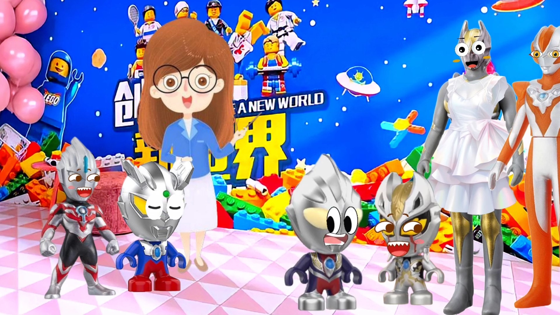 奥特曼启蒙早教玩具动画:小小蜜一个人把炒饭全都吃完了