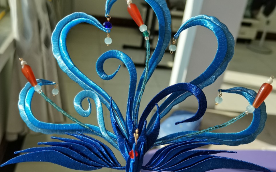 第一次尝试缠花凤凰,感觉还不错_哔哩哔哩_bilibili