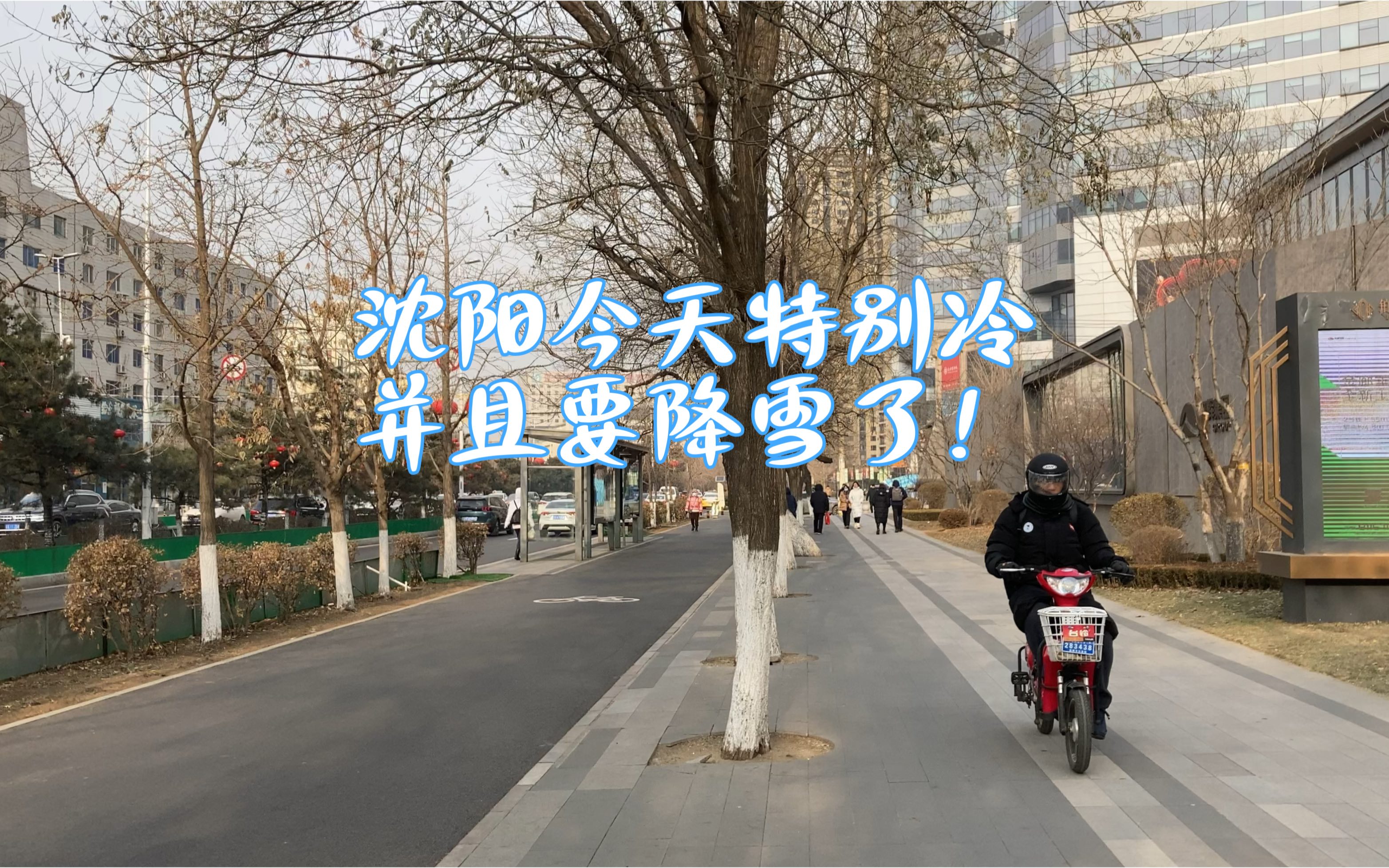 【大松看沈阳】沈阳今天特别冷,并且未来三天还有降雪天气出现!