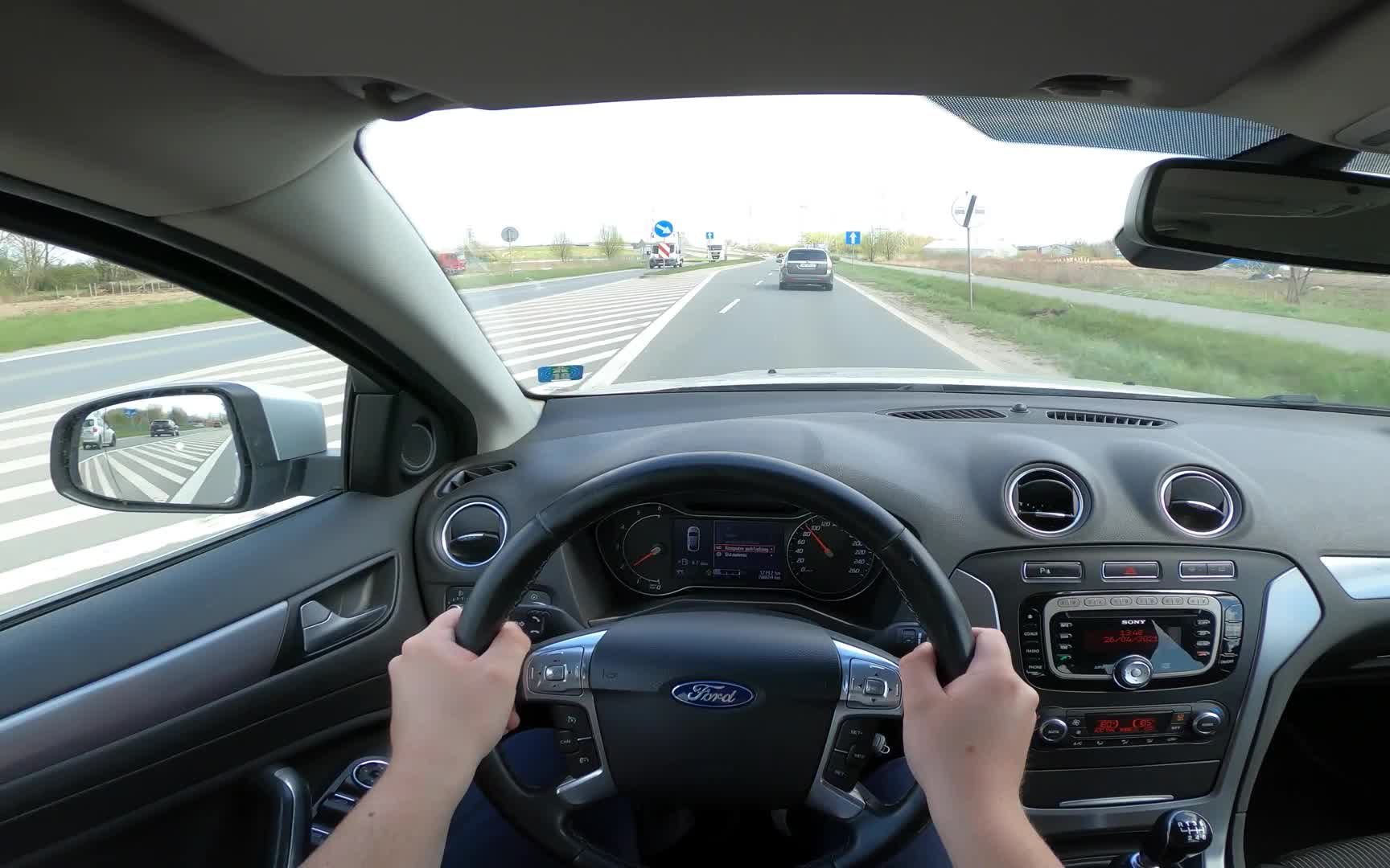 2011福特蒙迪欧mk420tdci第一视角驾驶