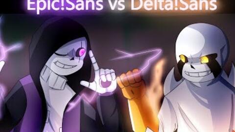 Epic!Sans vs Delta!Sans [Animation] 