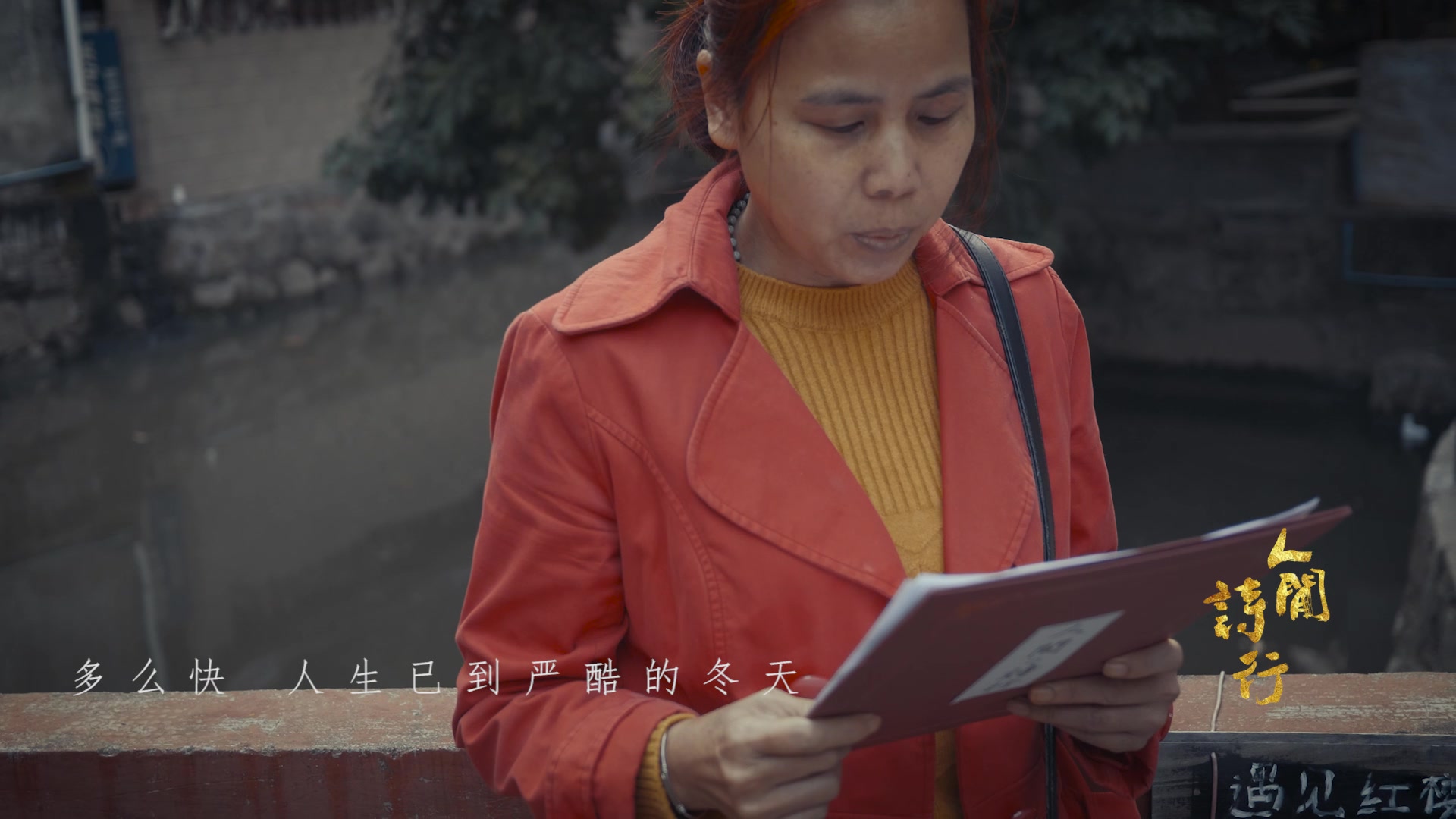 岁末找工作未果红发阿姨朗诵穆旦的诗莫运莲朗诵冬