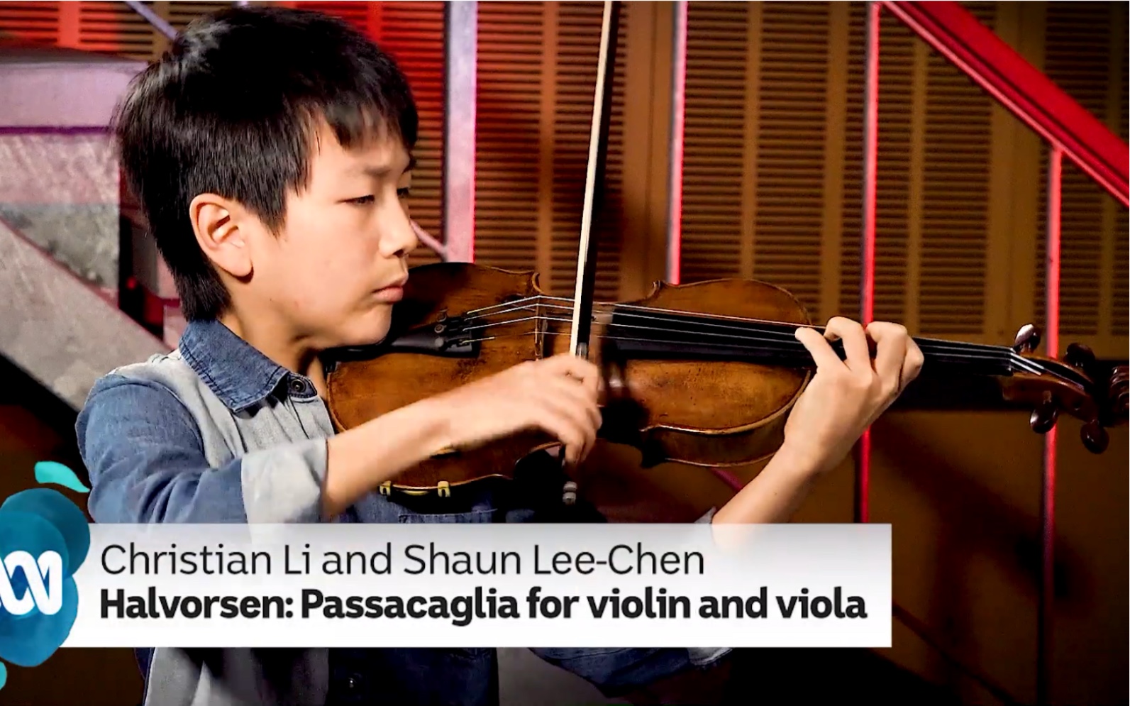 [图]Christian Li 李映衡 & 帕萨卡利亚 - 亨德尔 & 小提琴 中提琴/二重奏 Handel - Passacaglia/violin & viola