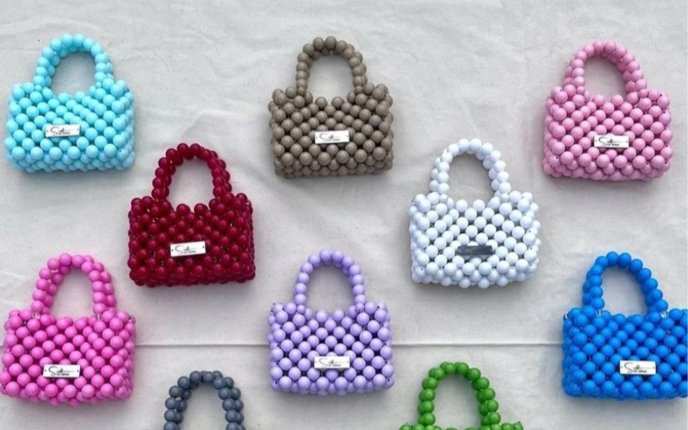 经典款串珠手提包教程