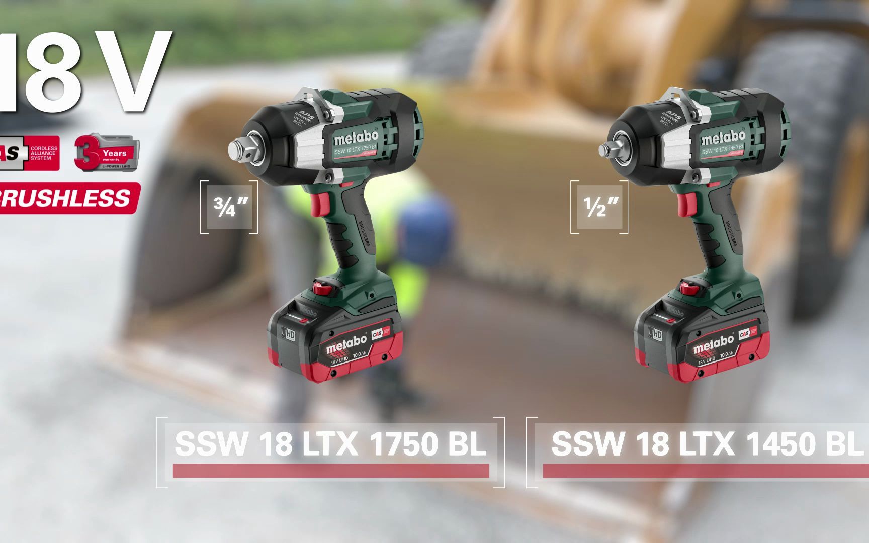 metabo 麦太保 18V锂电池冲击扳手 SSW1750&SSW1450 2022哔哩哔哩bilibili