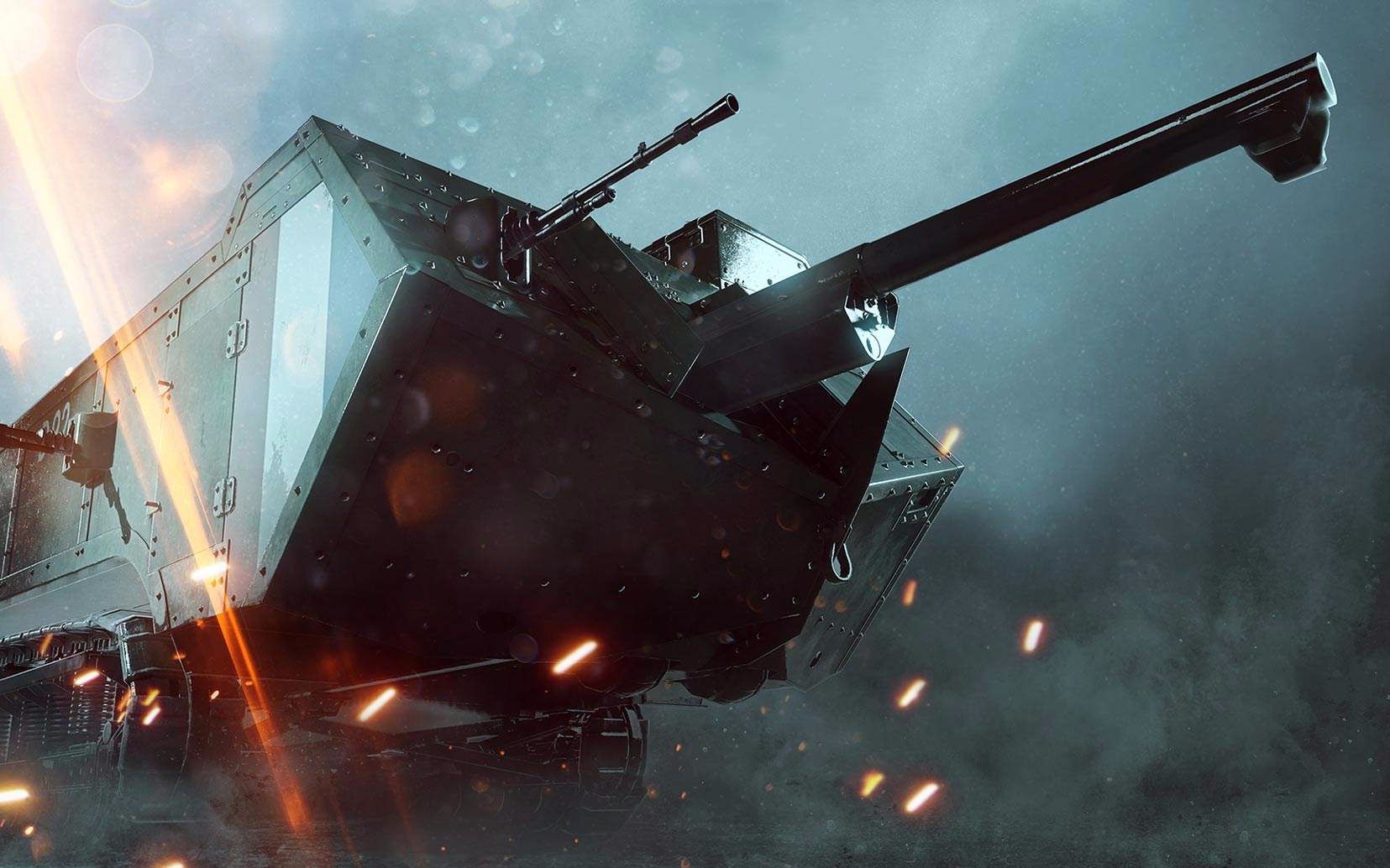 【战地1】苏伊士前线模式圣沙蒙攻击坦克狂推!