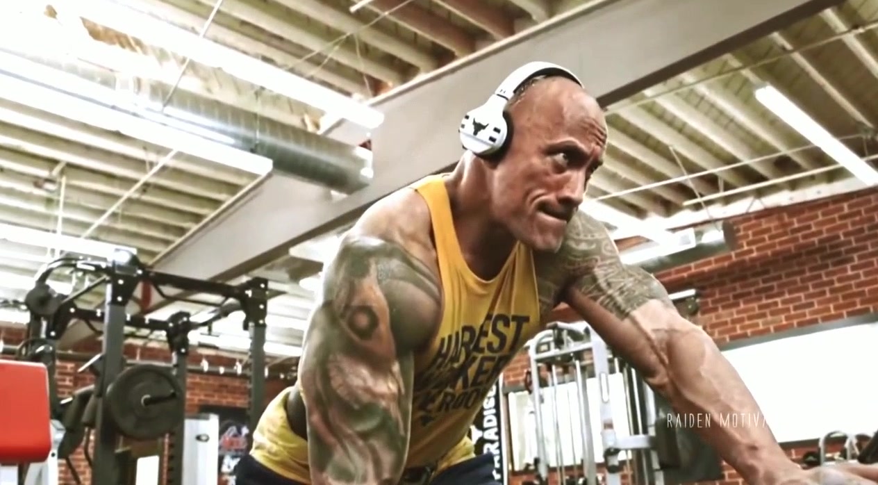 巨石强森教你如何每天训练保持动力!