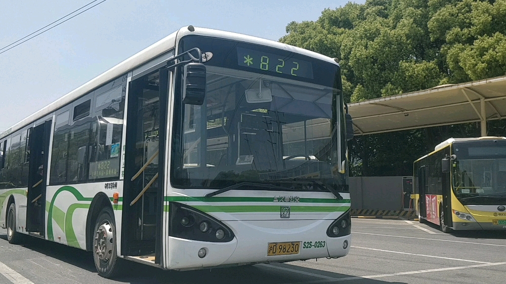 (渣作,下次重制)(pov54)巴士三公司 822路 真新车站>>>安亭汽车站