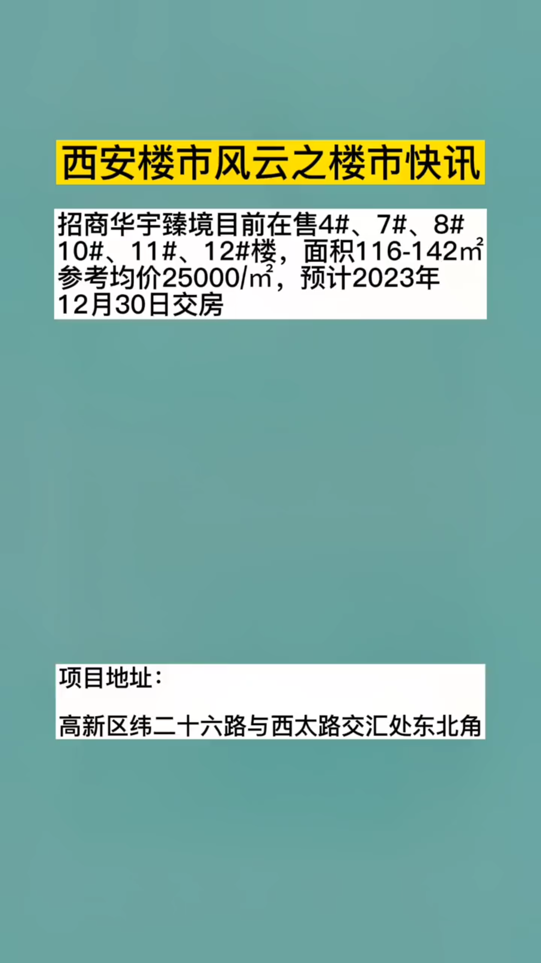 [图]西安楼市风云特别推出，让朋友了解市场 ，带你看房