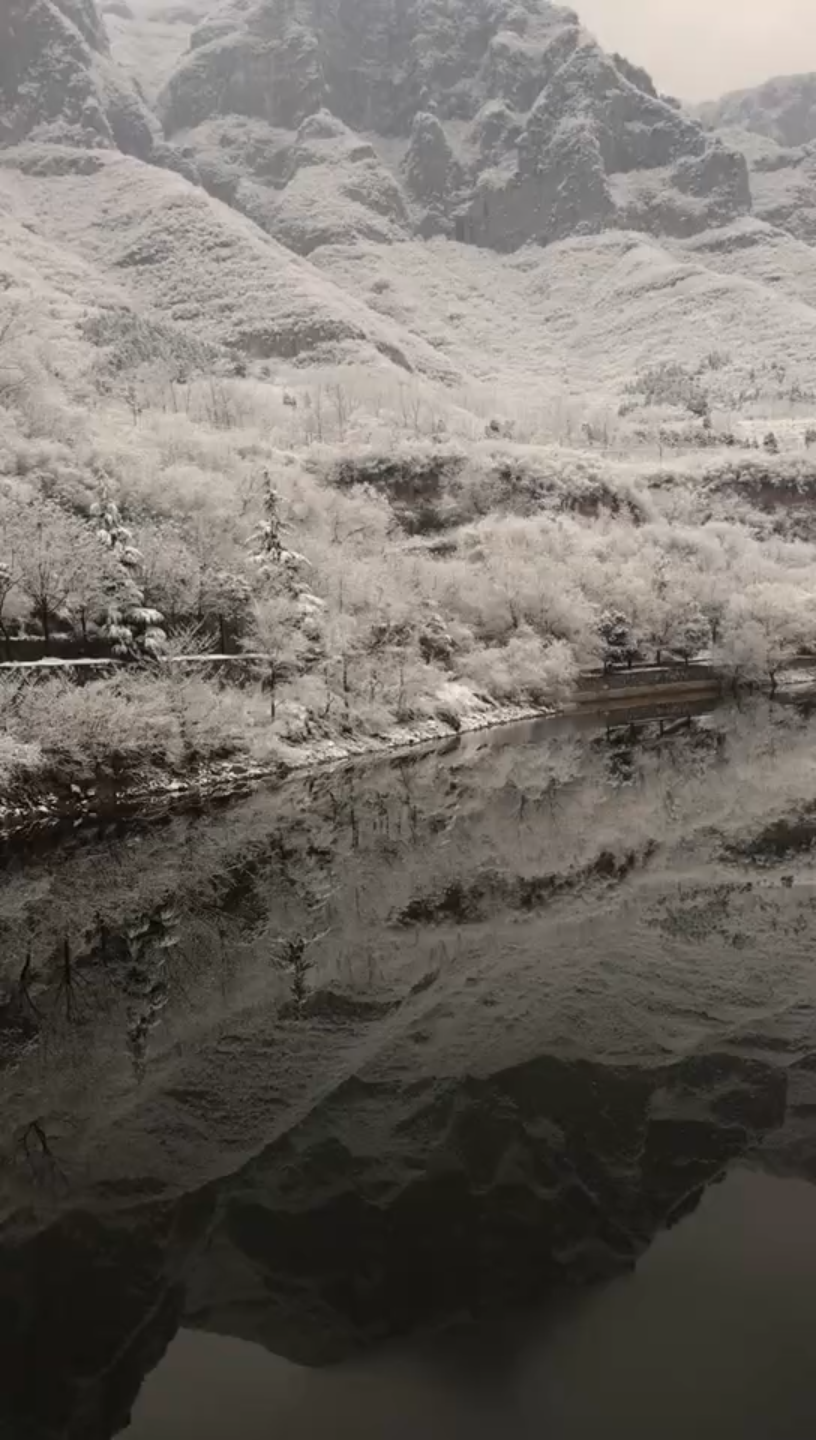 [图]雪景山水图