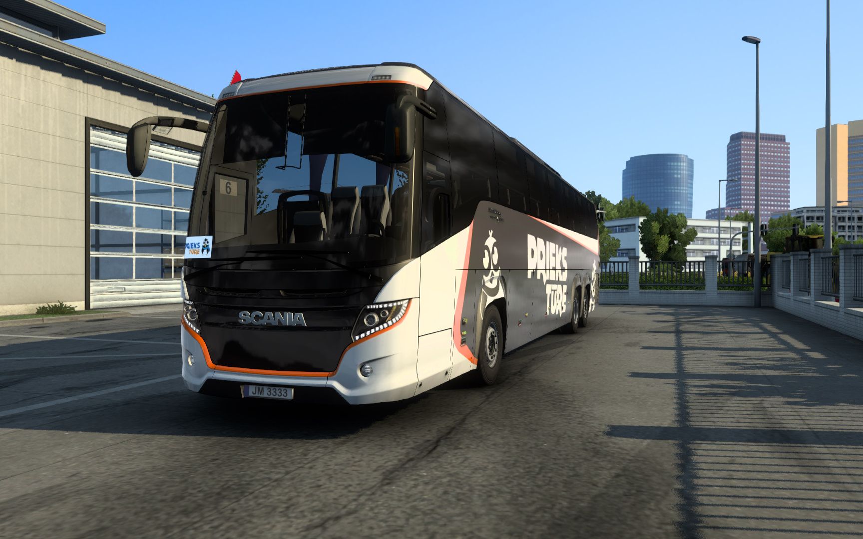 欧洲卡车模拟2:欢迎乘坐,由柏林开往里昂的跨国快速大巴_哔哩哔哩