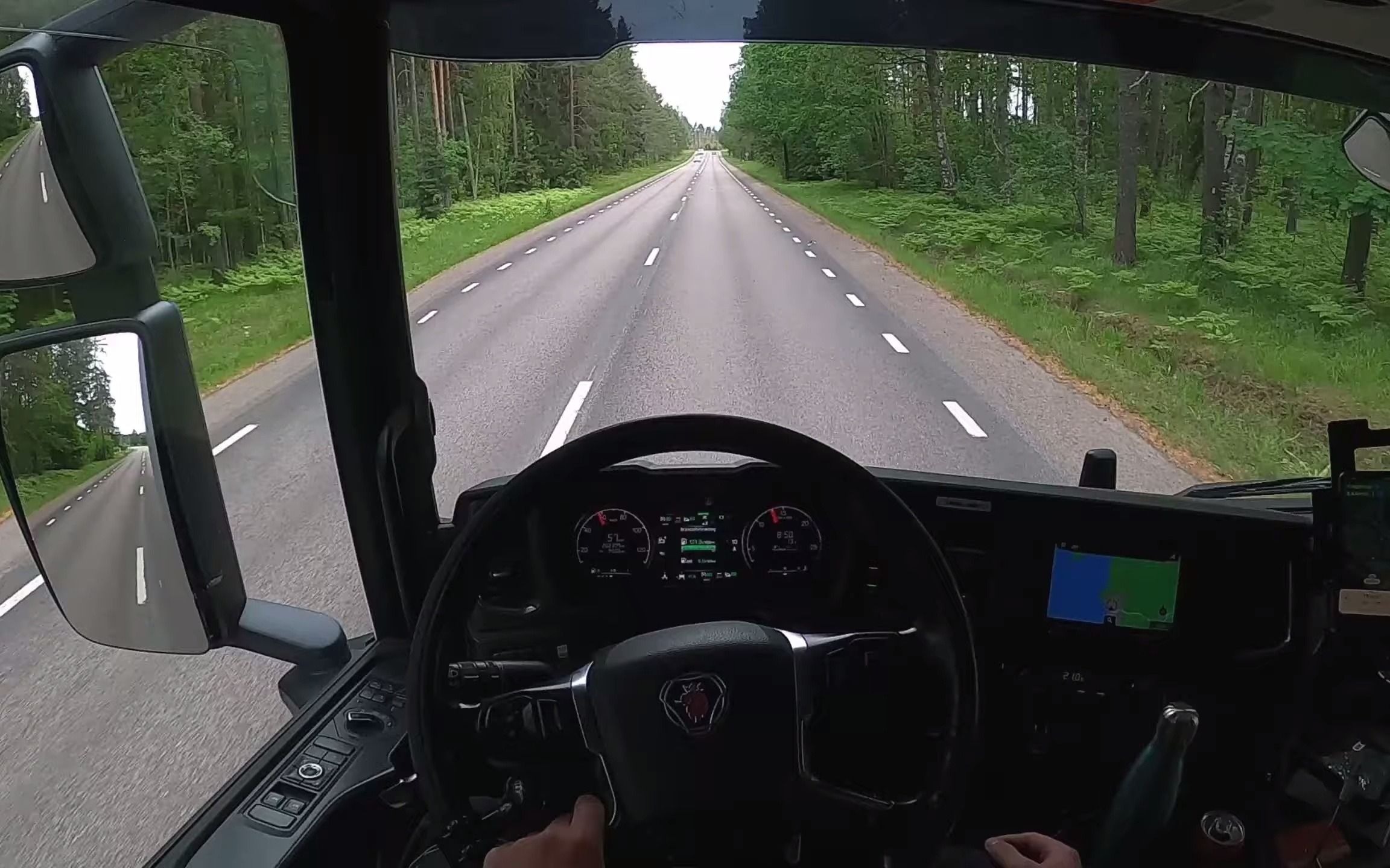 【第一视角】 瑞典卡车公路驾驶 斯堪尼亚scania g450 