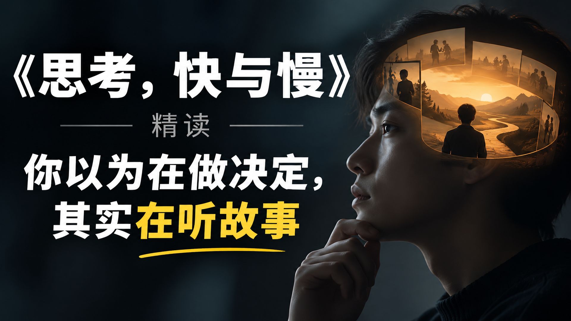 《思考，快与慢》精读：你以为在做决定，其实在听故事