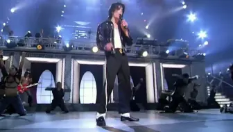 迈克尔杰克逊令人激动的《beat it》现场 so beat it
