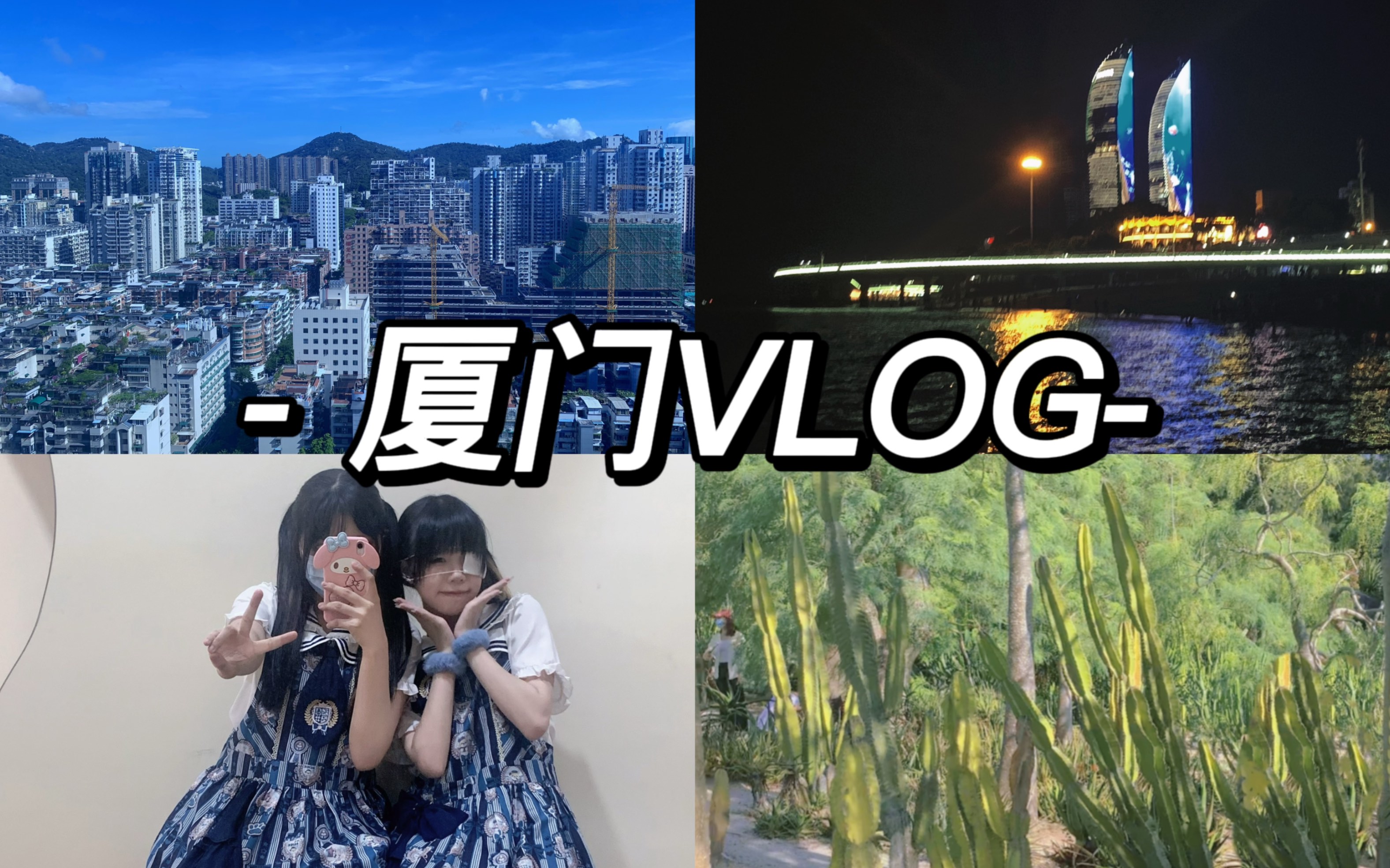 厦门VLOG I录舞I夜游海滩I空中自行车道I园林植物园I中山路步行街哔哩哔哩bilibili