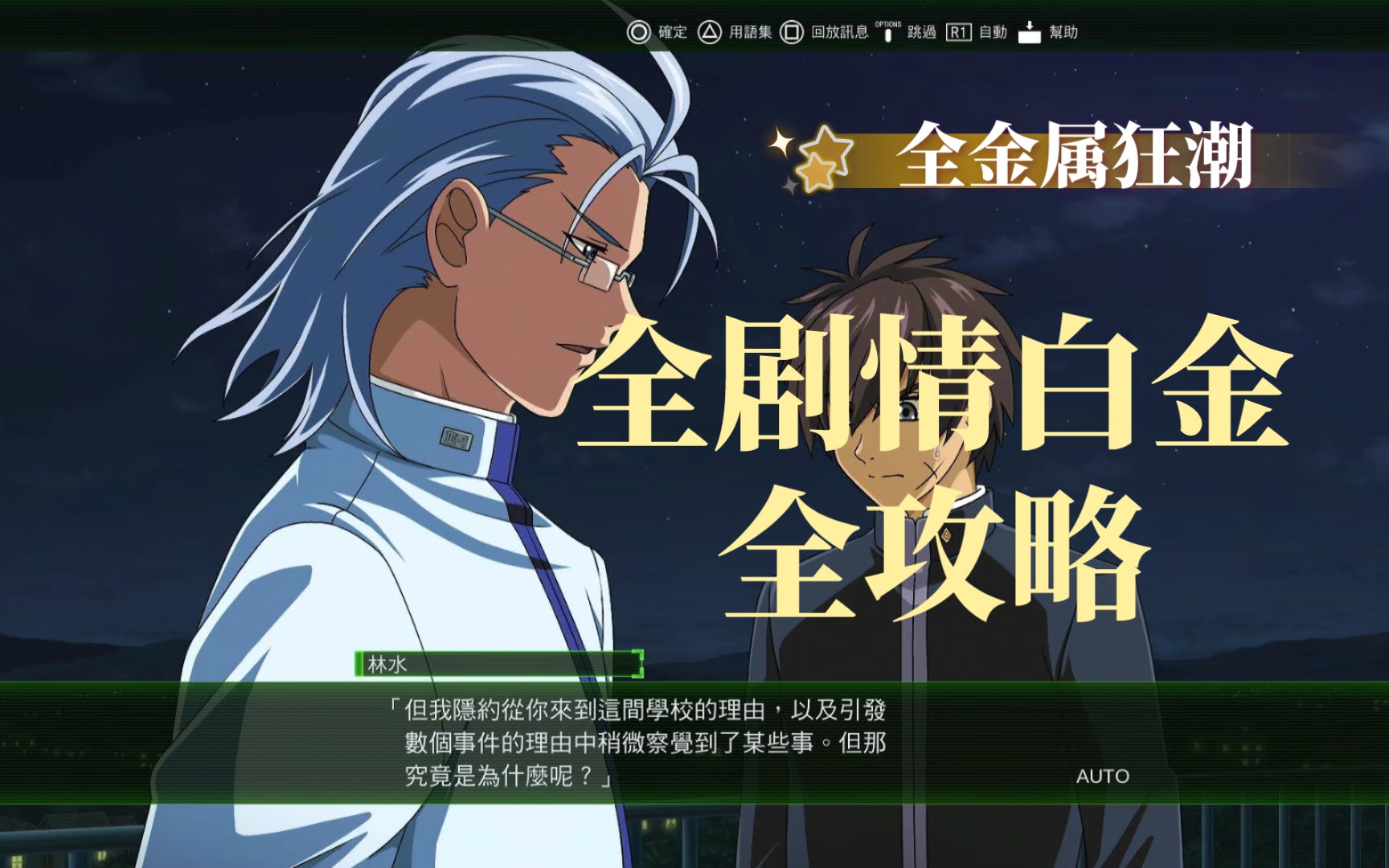 【游戏实况】全金属狂潮 全剧情 全结局白金全攻略【已完结】游戏实况