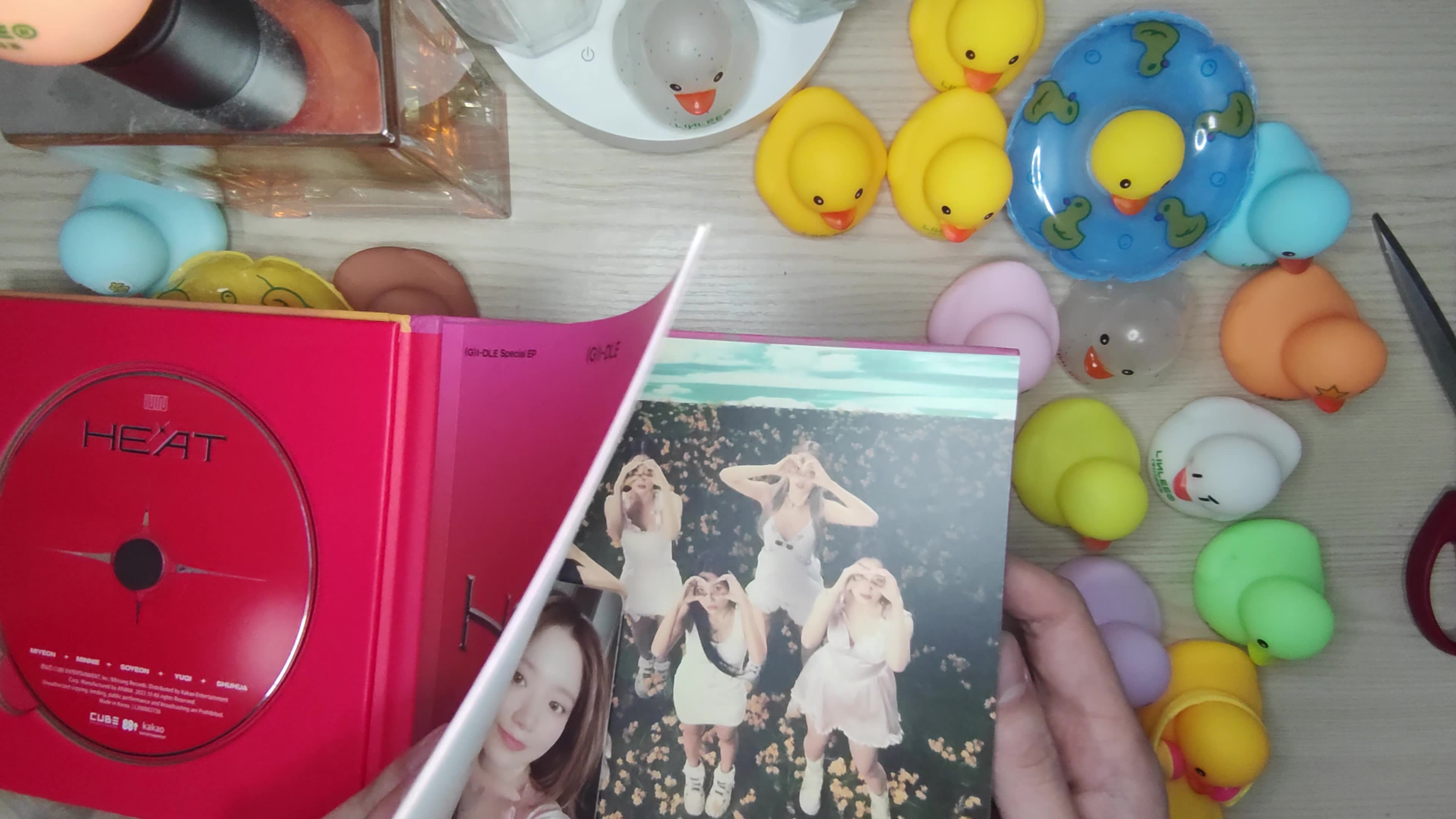 (g)i-dle 娃 英专 heat 团封 开箱