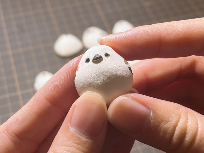 手工粘土小鸟酱