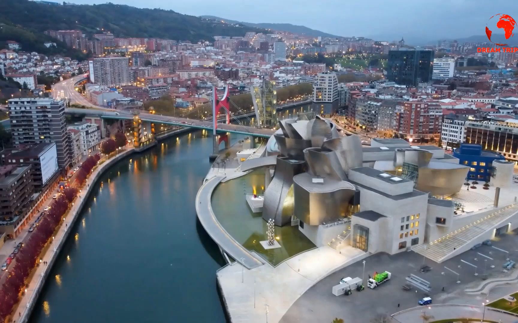 西班牙巴斯克自治区最大的城市——毕尔巴鄂-bilbao city spain by