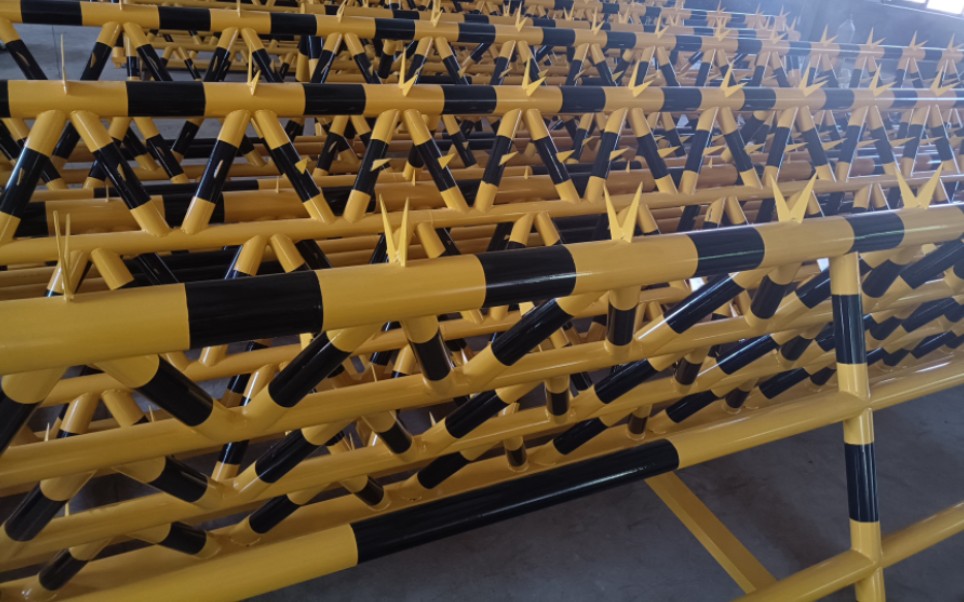 电动拒马伸缩路障防冲撞护栏