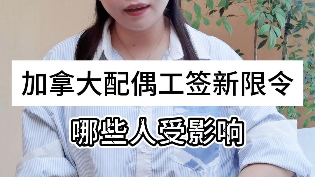 加拿大配偶工签新限令:谁受影响?哔哩哔哩bilibili