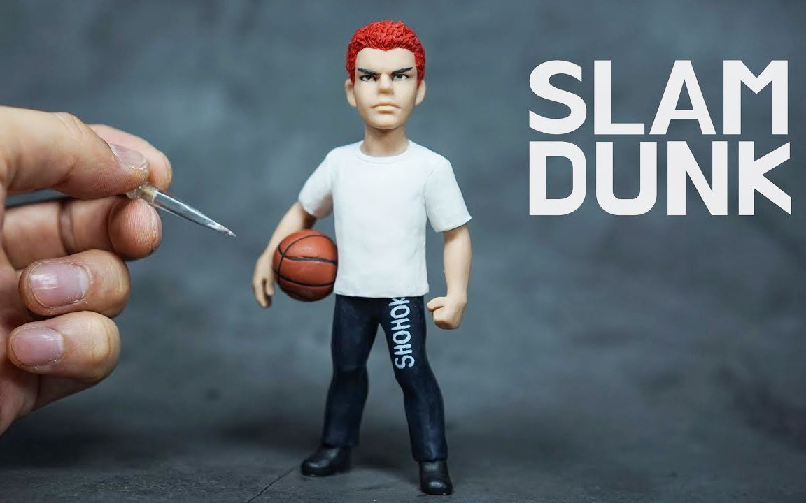 clayart67制作樱木花道小雕像by灌篮高手