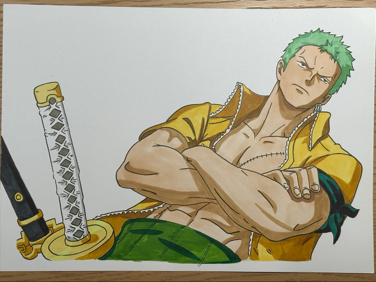 手绘第八期 索隆