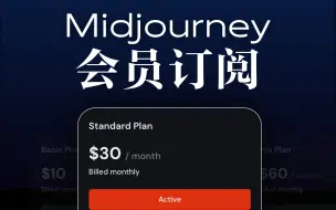 Descargar video: Midjourney会员怎么买？收费价格？套餐区别是什么？