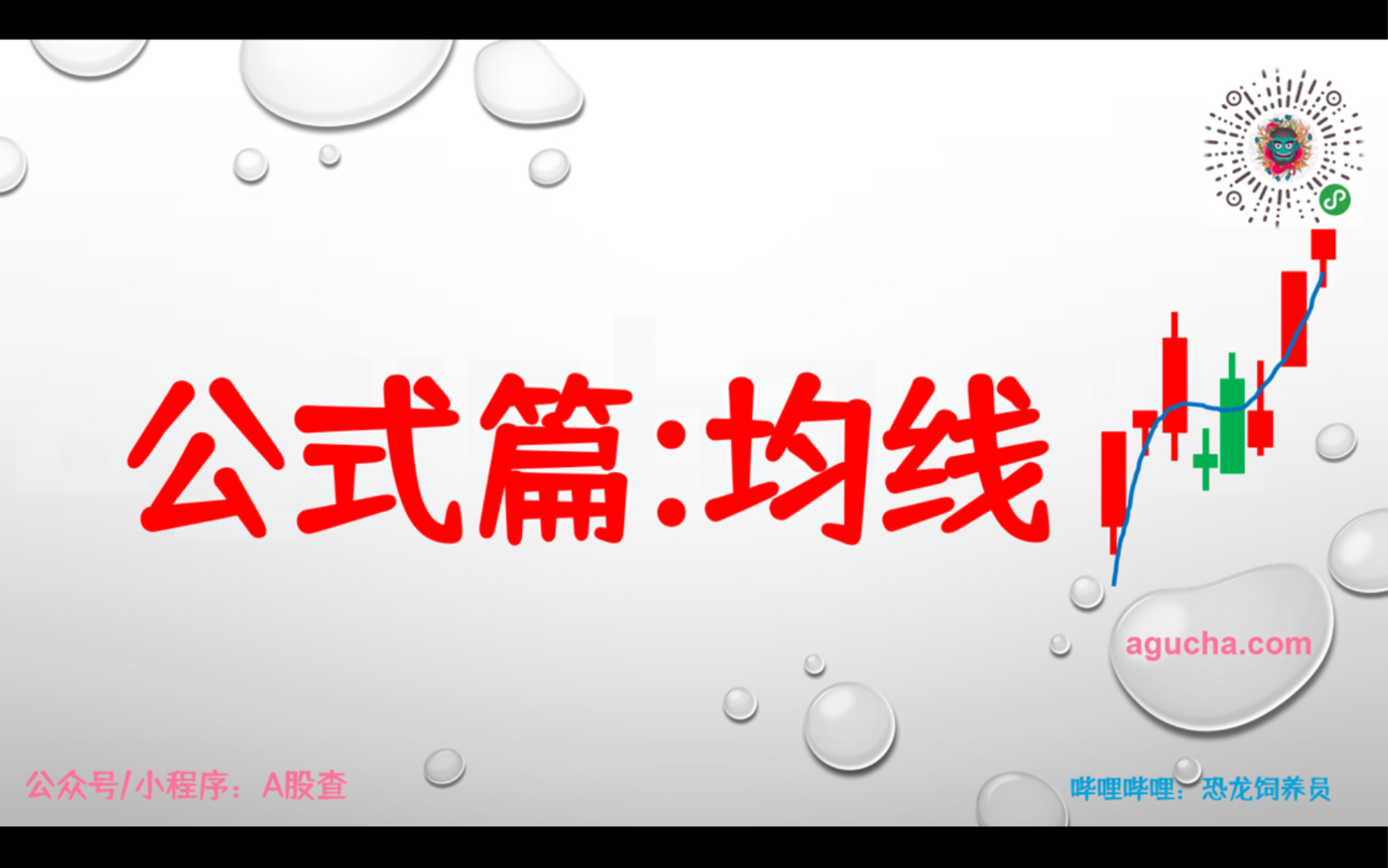 [图]K线图教程:选股公式编写-均线/量化交易入门/日本蜡烛图选股/K线选股