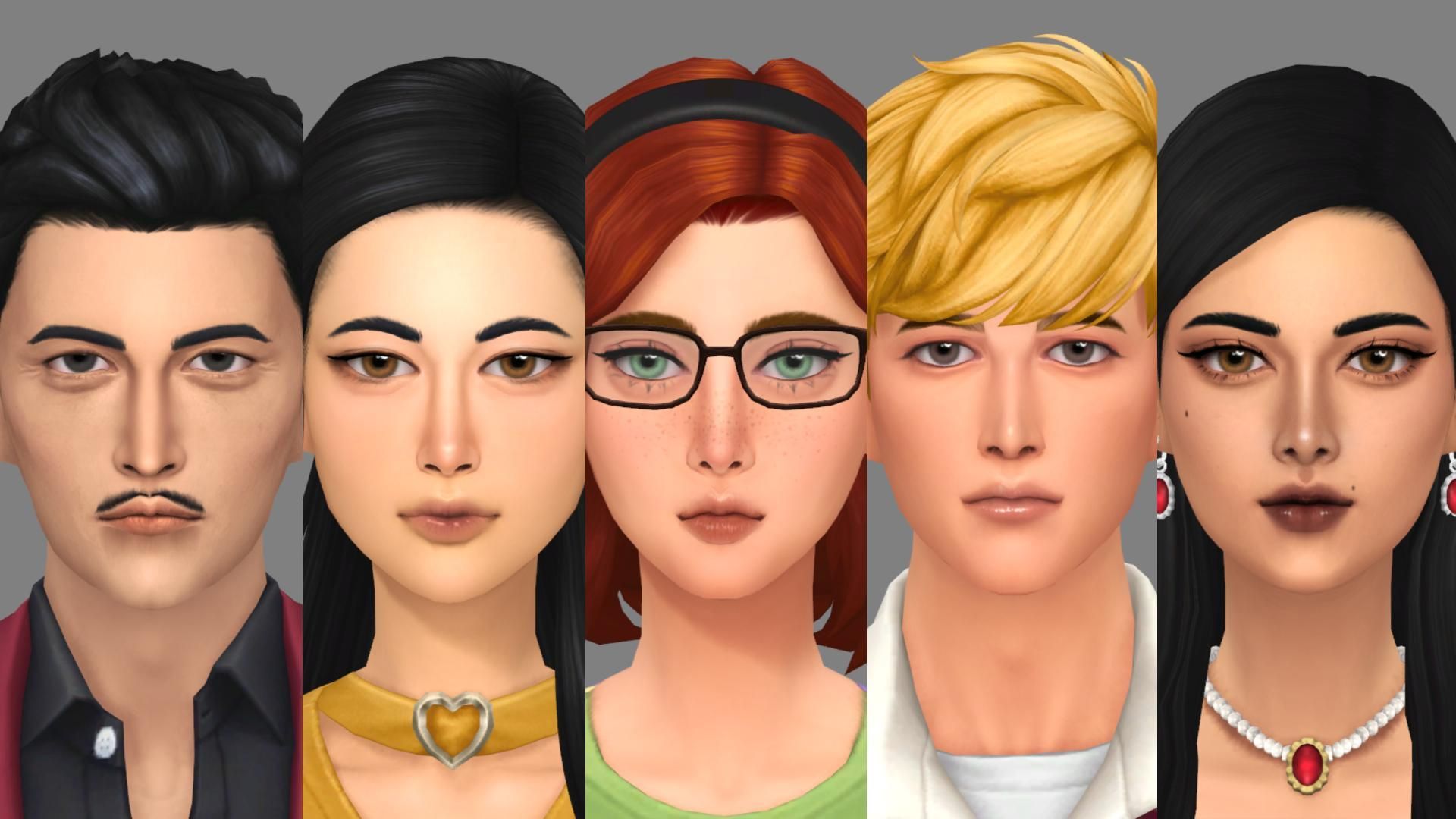 柳溪npc全部整容完啦#模拟人生4 捏人 叨逼叨