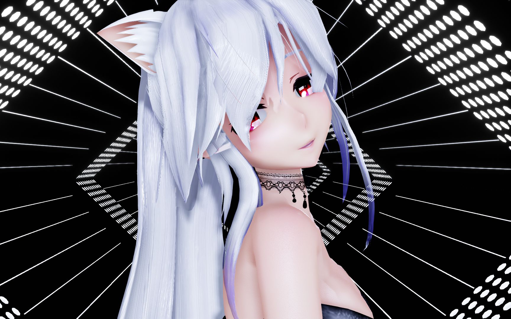 【弱音mmd】猫耳弱音,让你心动了吗.so hot!