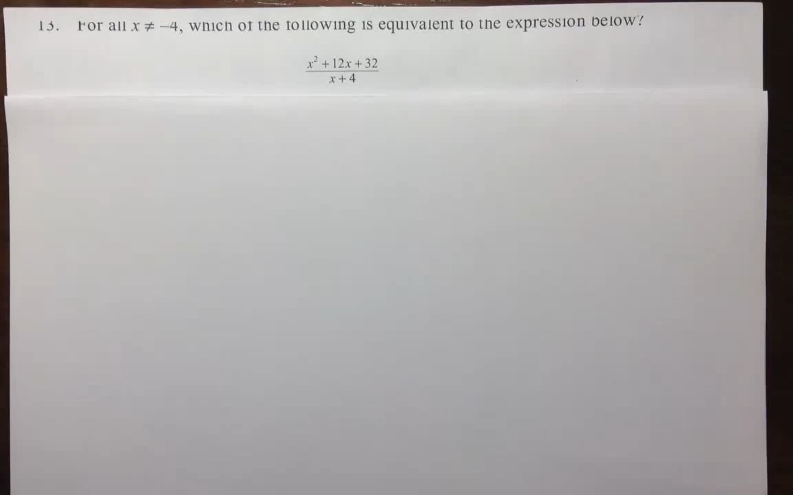 [图][指南针]Q13代数官方实践问题| [COMPASS] (Q13.) Algebra, official practice problems