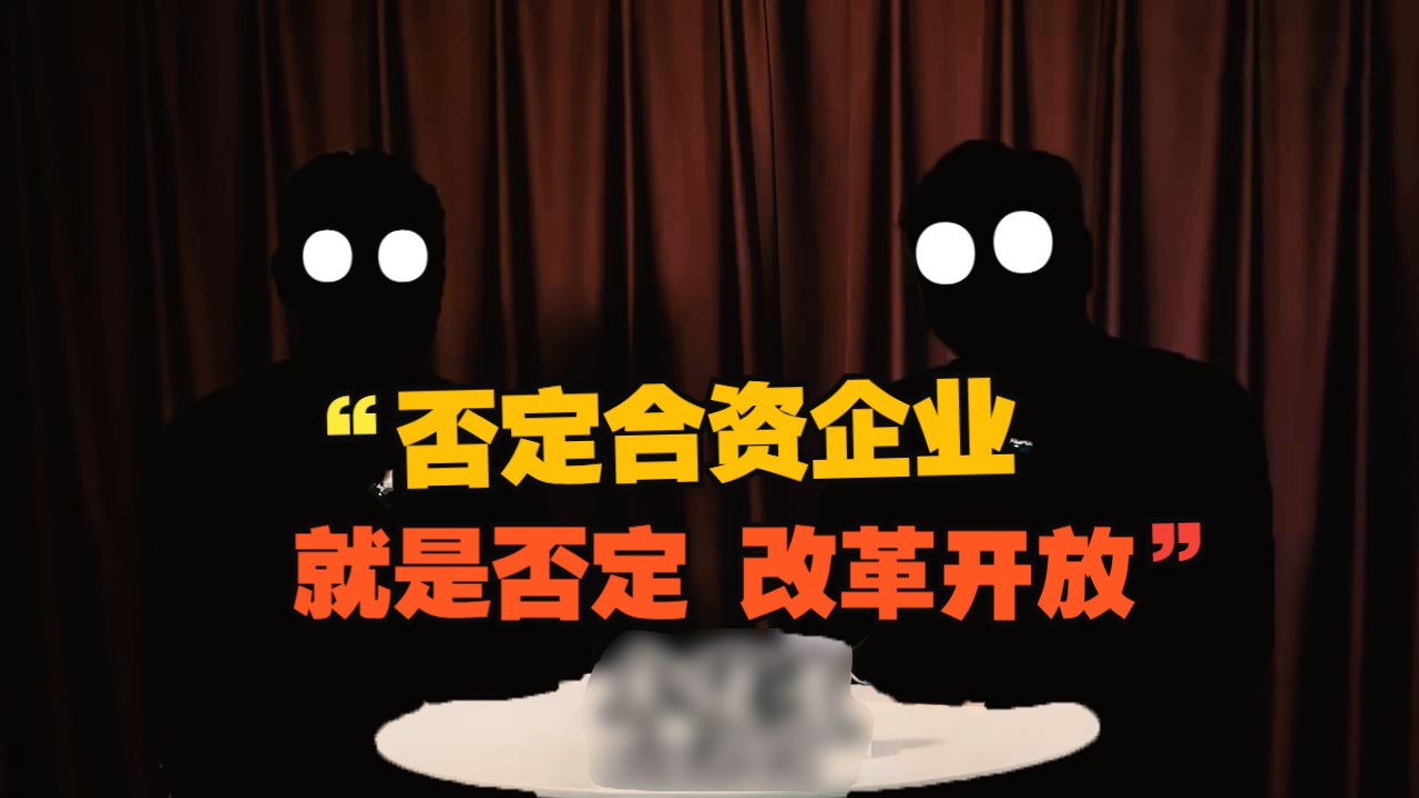 “否定合资企业 就是 否定改革开放”“大型汽车企业利润不断地下滑,不断地被民营企业蚕食市场”哔哩哔哩bilibili