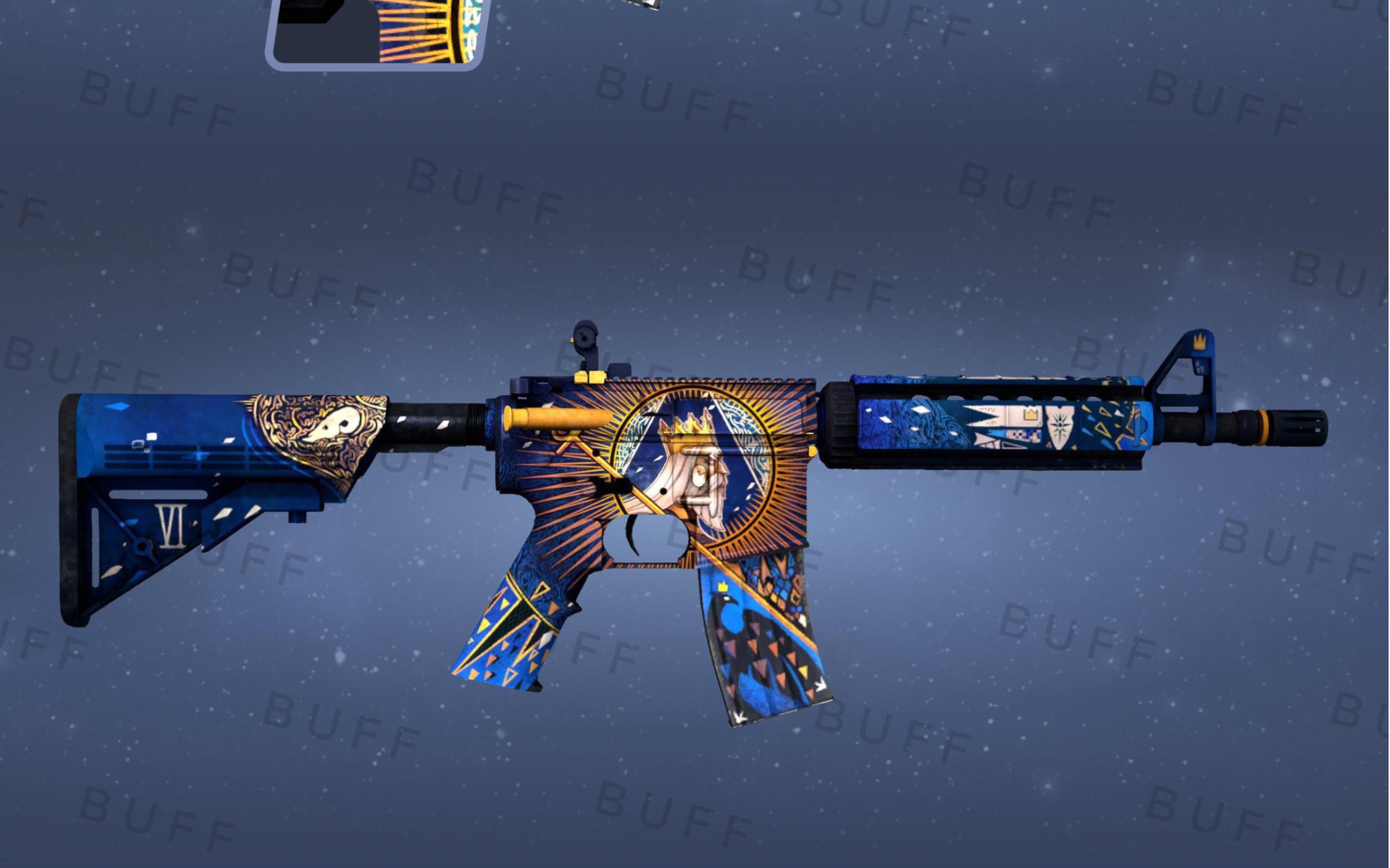 随便抽几下就roll了把m4a4皇帝上手很有手感