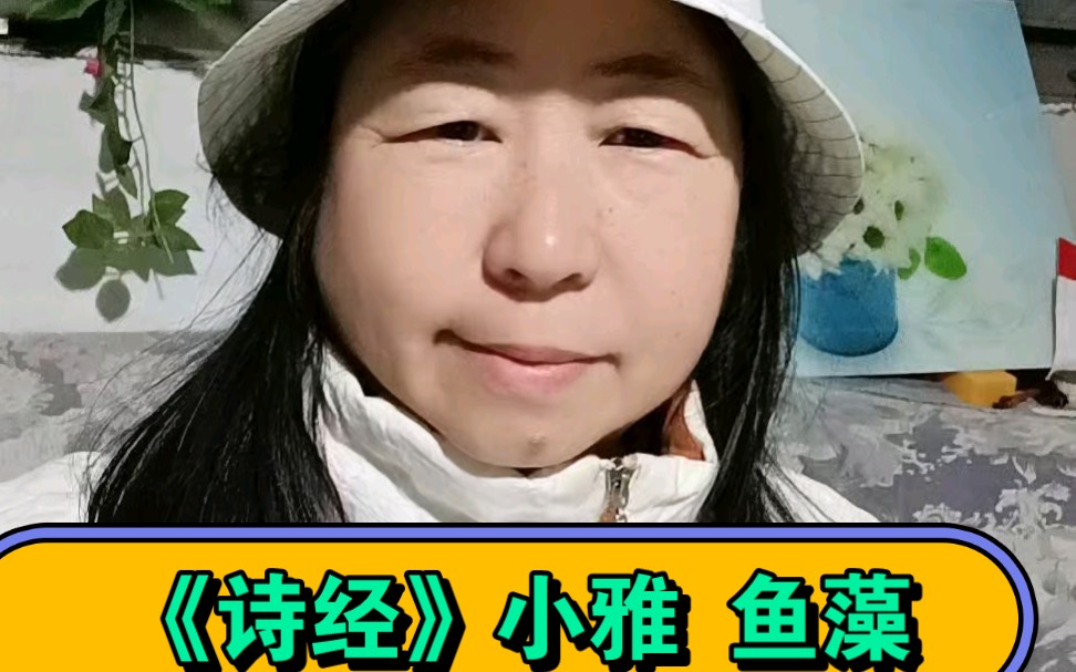 [图]《诗经》小雅 鱼藻#弘扬传统文化传承国学智慧#用心为你读首诗#国学经典读诵