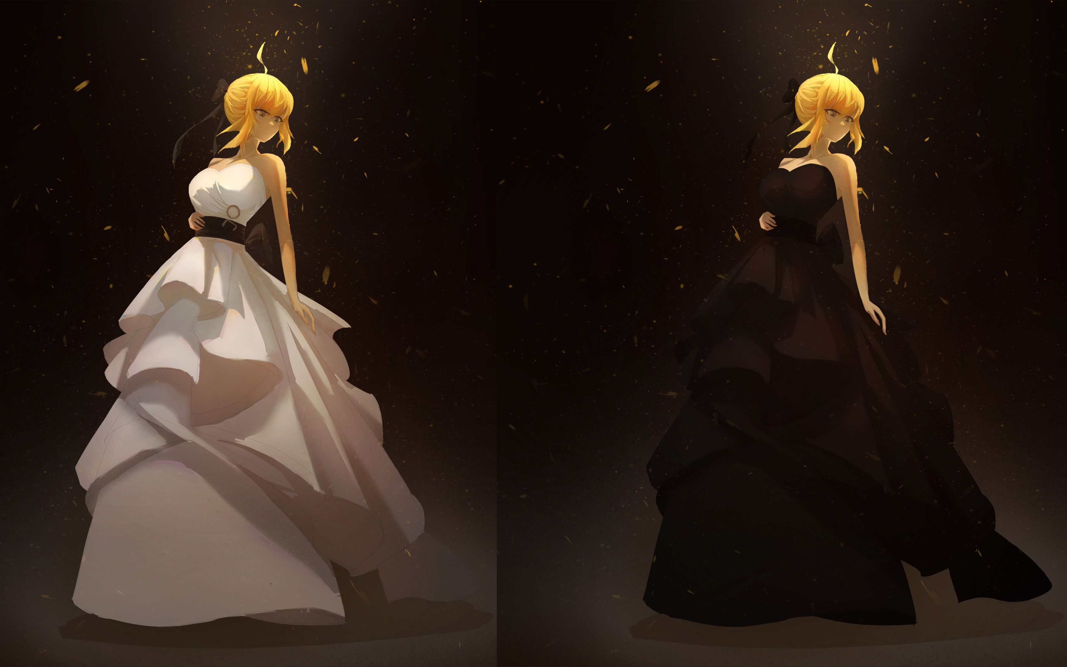 【procreate】花嫁saber