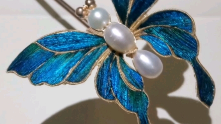 【仿点翠】孔雀羽小蝴蝶